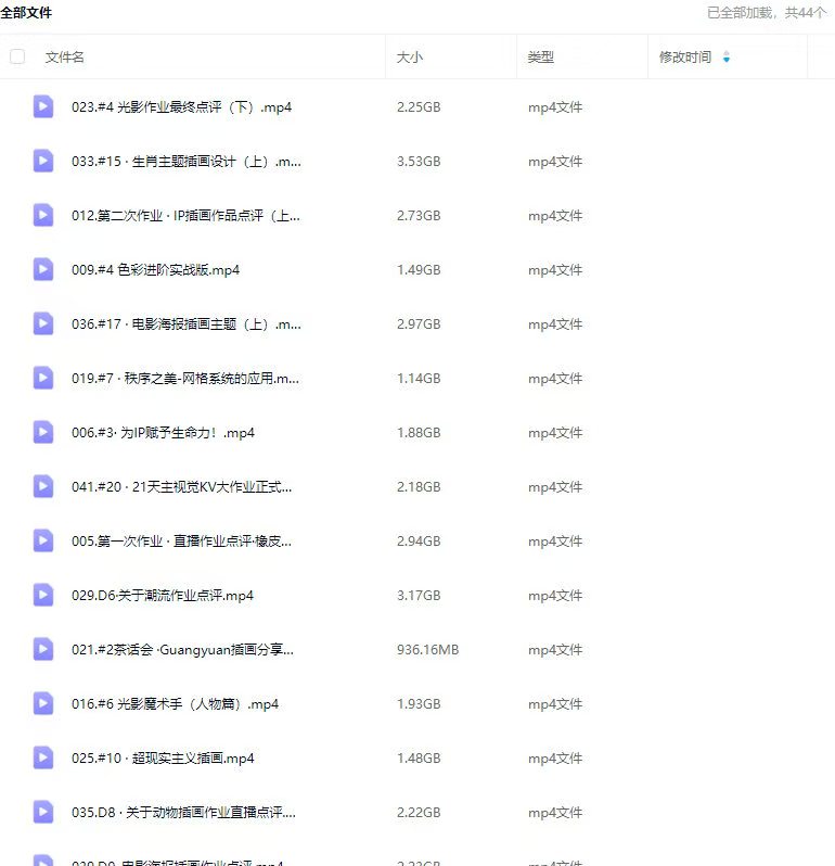图片[1]-Blue Class暑班色彩商业插画全能班2023【画质一般只有视频】-画CG